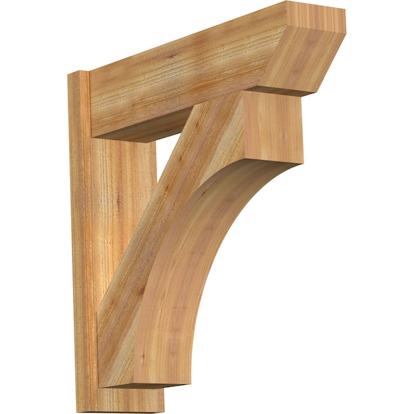 Ekena Millwork Westlake Slat Rough Sawn Outlooker, Western Red Cedar, 8"W x 30"D x 30"H OUT08X30X30WTL06RWR - main
